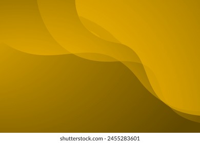 Yellow gradient fluid modern background for corporate concept, template, poster, brochure, website, flyer design. Vector illustration