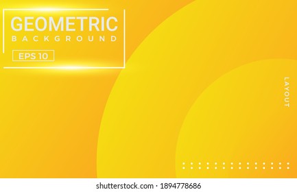 Yellow gradient geometric background. Perfect for copybook brochures, school books, Notebook paper, book, magazine template.