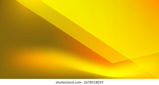 Linha de gradiente amarela seta abstrato plano de fundo moderno. ilustração vetorial