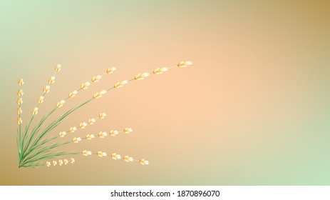 Fondo de malla gradiente amarillo decorado con flores amarillas