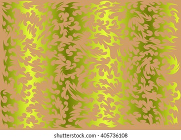 Yellow gradient pattern on beige background