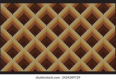 Yellow gradient square shape.To be continued big big pattern and line.Seamless.Modern shape.Geometric pattern.Design for pillowcase.Cushion.Clothes.Printing and all knitting work.