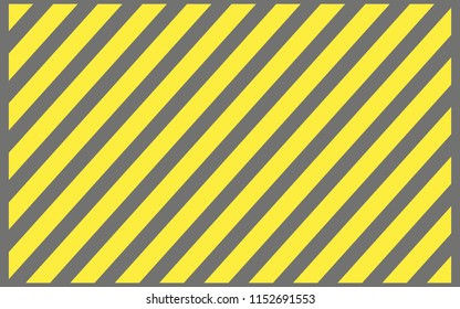 yellow gray diagonal lines danger hazard area caution place vector design element background