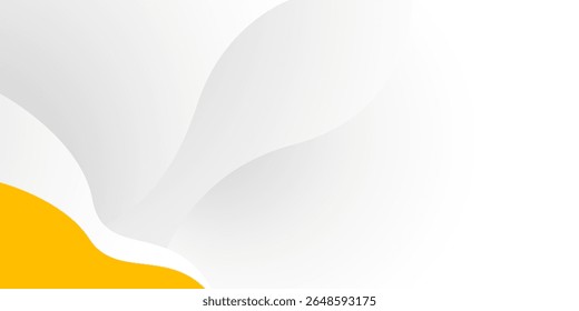 Yellow and gray layer abstract background. texture white pattern. vector illustration	