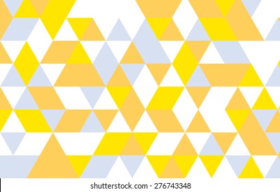 yellow gray triangle pattern background.