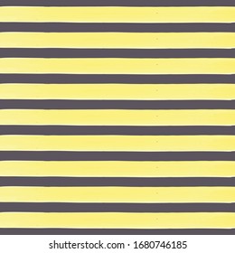 Yellow And Gray Watercolor Brush Stripes.  Vector seamless strip watercolor pattern.