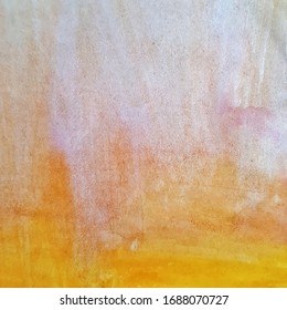 Textura color de agua amarillo y gris. Ilustración vectorial. Fondo pintado a mano abstracto para el diseño y la decoración.
