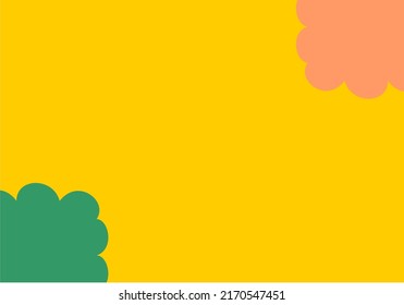 Yellow and Green Background Vector Art