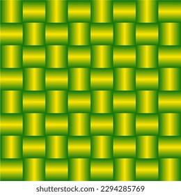 Gelbes grünes Bambus-Vektordesign