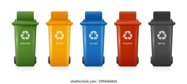 3,210 Blue green dustbin Stock Illustrations, Images & Vectors ...