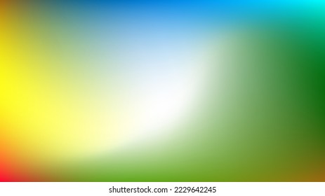 Yellow green and blue gradient mesh abstract background nice for wallpaper or banner