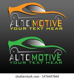 Yellow and green Car Garage Premium Concept Logo Design vector photoshop and illustration 