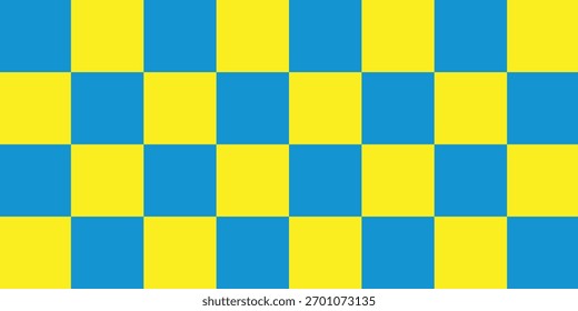 Yellow and green checkered pattern, checkerboard seamless pattern. vector modern.