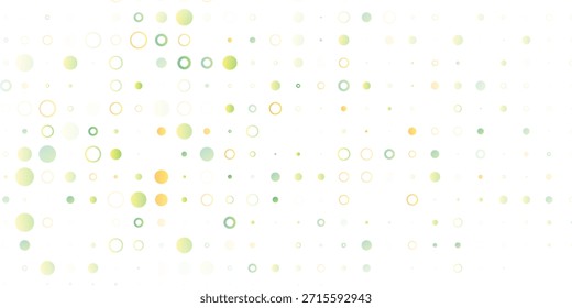 gelber und grüner Kreis Banner Hintergrund. Hintergrundvorlage für abstrakte Vektorgrafik-Designbanner-Muster.