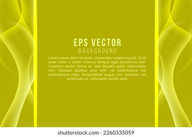 Yellow and green color background abstract art vector