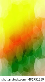yellow, green color polygonal pattern with gradient. vector illustration. for design, banner, wallpaper
