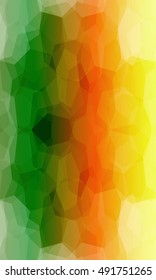 yellow, green color polygonal pattern with gradient. vector illustration. for design, banner, wallpaper