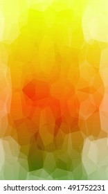 yellow, green color polygonal pattern with gradient. vector illustration. for design, banner, wallpaper