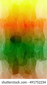 yellow, green color polygonal pattern with gradient. vector illustration. for design, banner, wallpaper