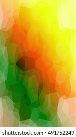yellow, green color polygonal pattern with gradient. vector illustration. for design, banner, wallpaper
