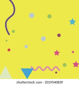 Yellow Green Colorful Modern Style Simple Hipster Art. Grey Orange Violet Ornamental Fabrics. Simple Multicolor Red Vector Background. Purple Pink Blue Digital Geometrical Modern Design.