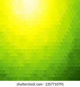 yellow and green  colorful pattern.  polygonal style 