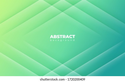 Yellow Green Geometric Background. Modern Shape Concept. Green Backdrop. Dynamic Shapes Composition. Template For Your Beautiful Background. Vector Illustration