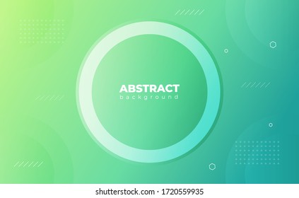 Yellow Green Geometric Background. Modern Shape Concept. Green Backdrop. Dynamic Shapes Composition. Template For Your Beautiful Background. Vector Illustration