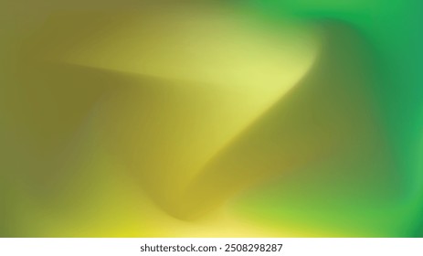 yellow and green gradient abstract background with curved shapes.
