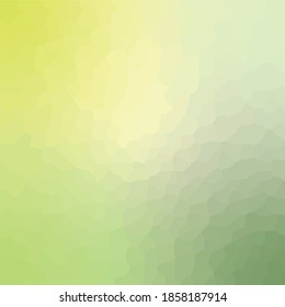 Fondo de degradado amarillo y verde. Fondo colorido. Papel pintado con motivos de cristal. Fondo polígono. Imagen vectorial.