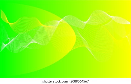 Yellow and green gradient vector background. Vector applicable for posters, card, banner, flyers, presentation, invitation, festival, covers, celebration, app, music and party. EPS 10 vector
