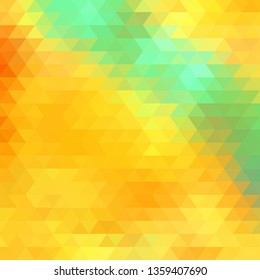Yellow and green Grid Mosaic Background, Creative Design Templates 