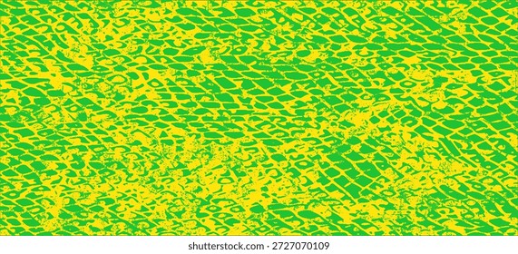 Textura de fondo de patrón de degradado de puntos de semitono verde amarillo.