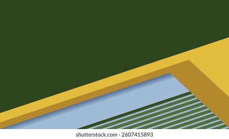 Yellow and Green modern background with layered abstract design. Perfect for branding, web, social media, and print. High-quality vector, fully scalable and editable