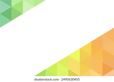 Fondo de píxel de mosaico amarillo y verde con espacio de copia. Diseño de fondo de azulejo abstracto degradado para volante, Anuncio, cubierta, folleto y más