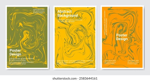 yellow, green and orange wave background vector. Creative illustration for poster, web, landing, page, cover, ad, greeting, card, promotion.