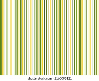 Yellow and green pattern of geometric objects with ethnic motifs. Seamless vector pattern.