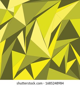 Yellow green Polygonal abstract background, trendy color for making many kinds of artwork