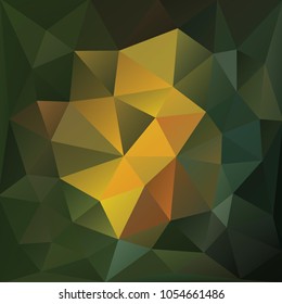 Yellow and green polygonal background