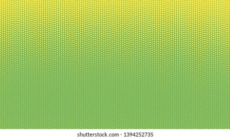 Yellow and green pop art background