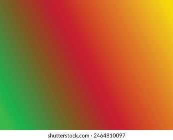 Yellow, green and red color combination background design. Liner full color combination gradient background design.