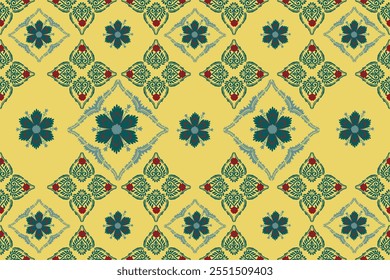 yellow and green seamless pattern suit for every printing work such as wallpaper, rug, garment, fabric, paper wrap, 
