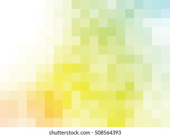 yellow green square background