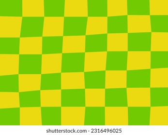 yellow and green squares free hand styles.