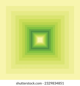 yellow green squares gradient from light to dark, yellow green monochrome color, vector illustration