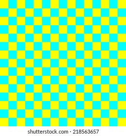 yellow and green squares, repeating in a uniform square - vector