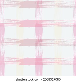 Yellow and Green Tablecloth Seamless Pattern. Hipster striped fabric print textile design. 