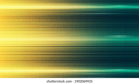 Yellow and Green Technology on Future Background,Hi-tech Digital and Communication Concept design,Free Space For text in put,Vector illustration.