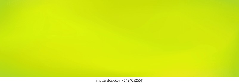 Yellow green vector abstract gradient background. Soft fresh eco design, blurred grass texture. Spring summer colors. Blurred bright green environment ecology concept banner for web interface or print