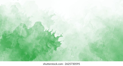 yellow and green watercolor background for spring
